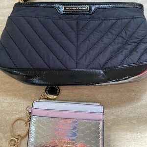 VICTORIA SECRET COSMETIC PURSE AND MINI WALET DYNAMIC DUO 😃